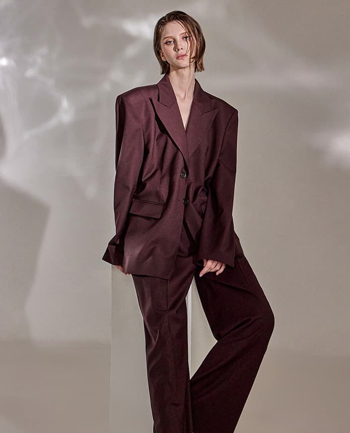 Wool Tailored Jacket — KSH42O2JK025 — vue 10