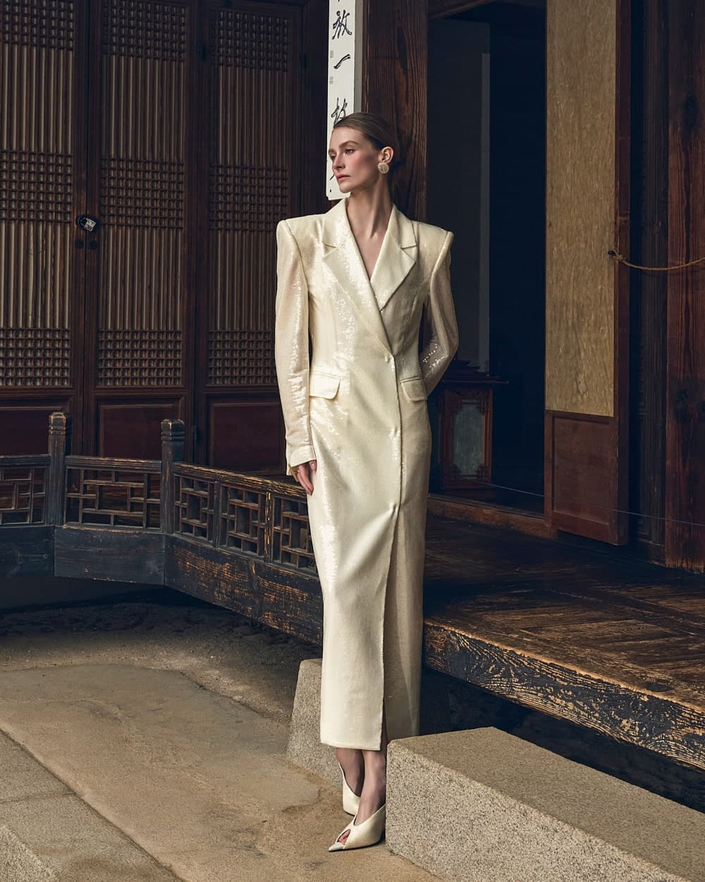 Manteau en polyester — vue 3