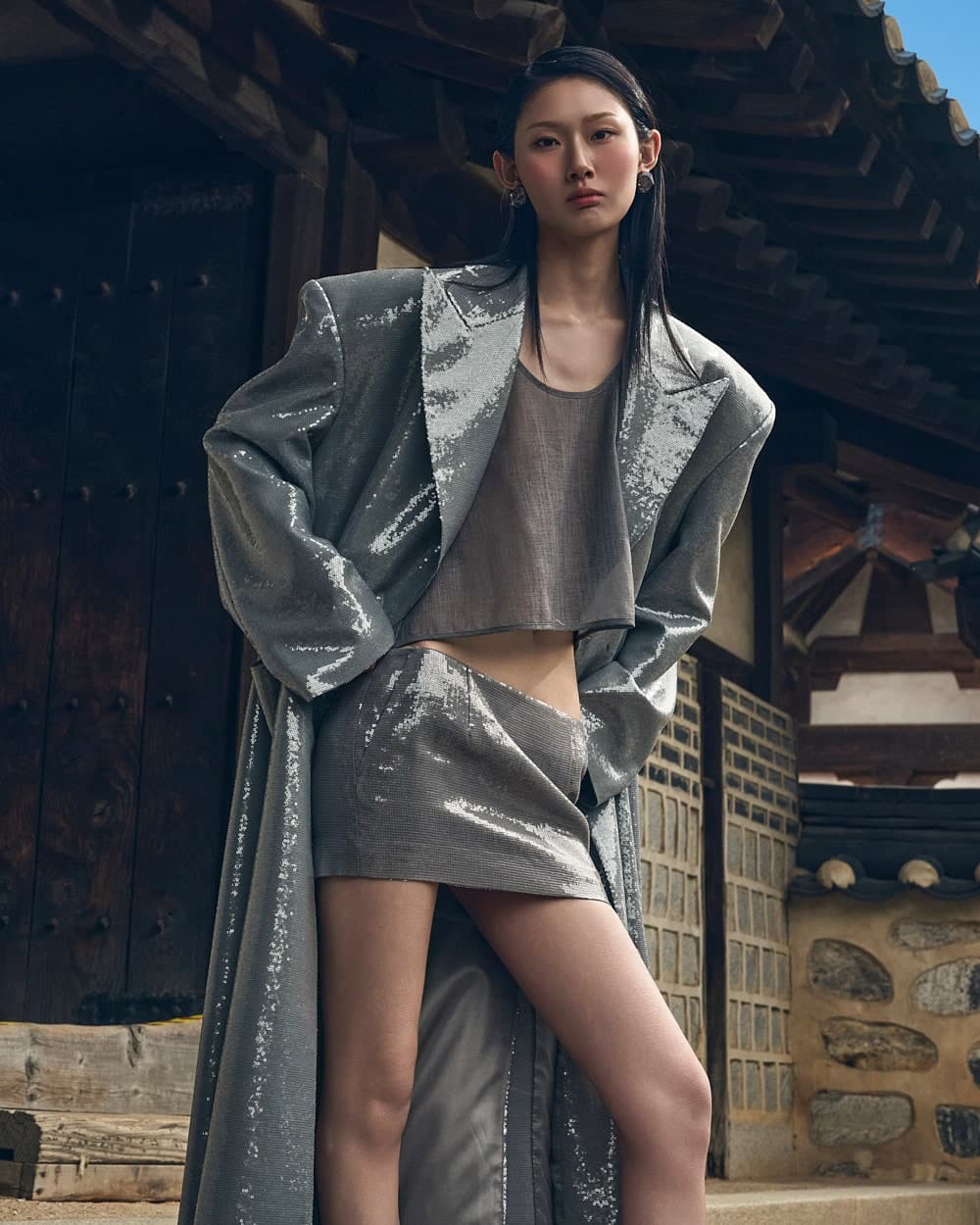 Manteau en polyester — vue 2