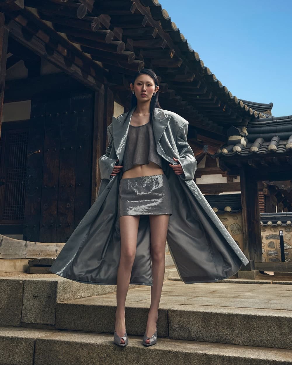 Manteau en polyester — vue 4