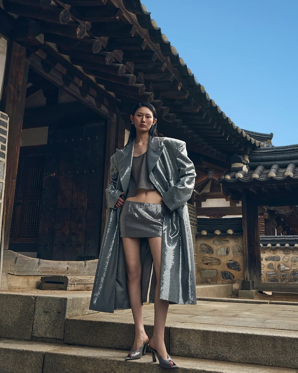 Manteau en polyester — vue 1