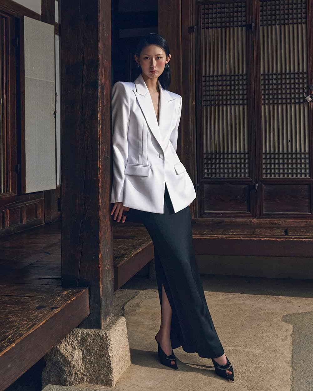 Veste tailleur en polyester — vue 3