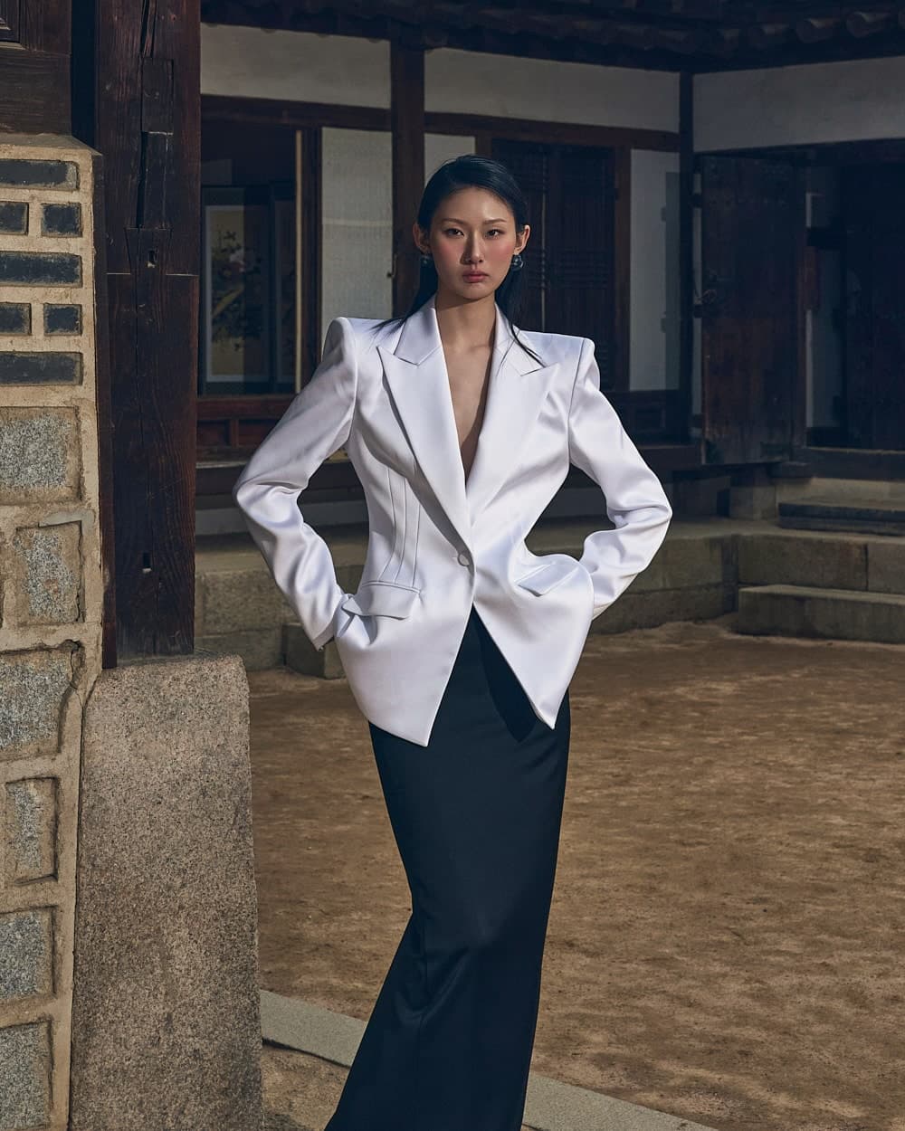 Veste tailleur en polyester — vue 6