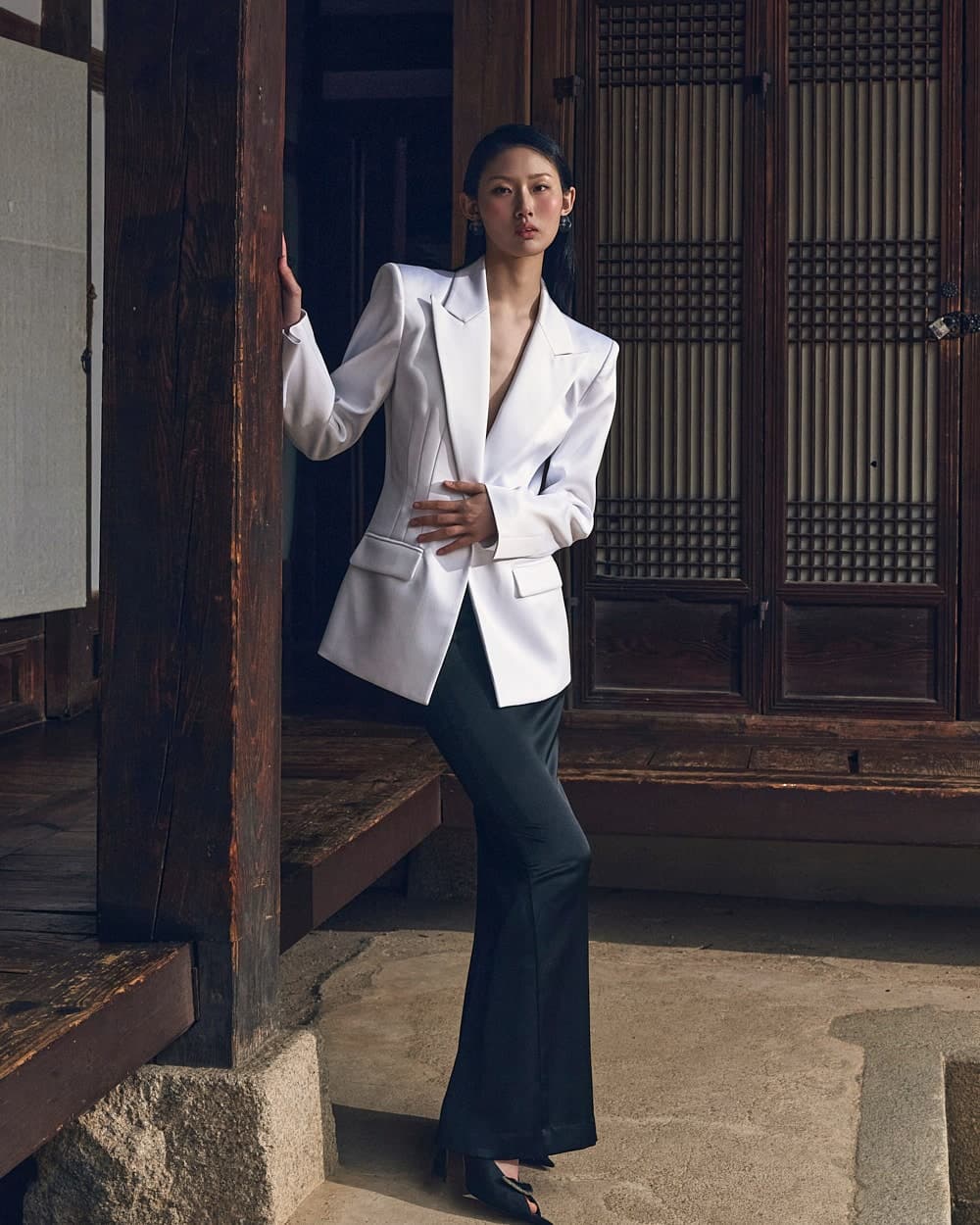 Veste tailleur en polyester — vue 9