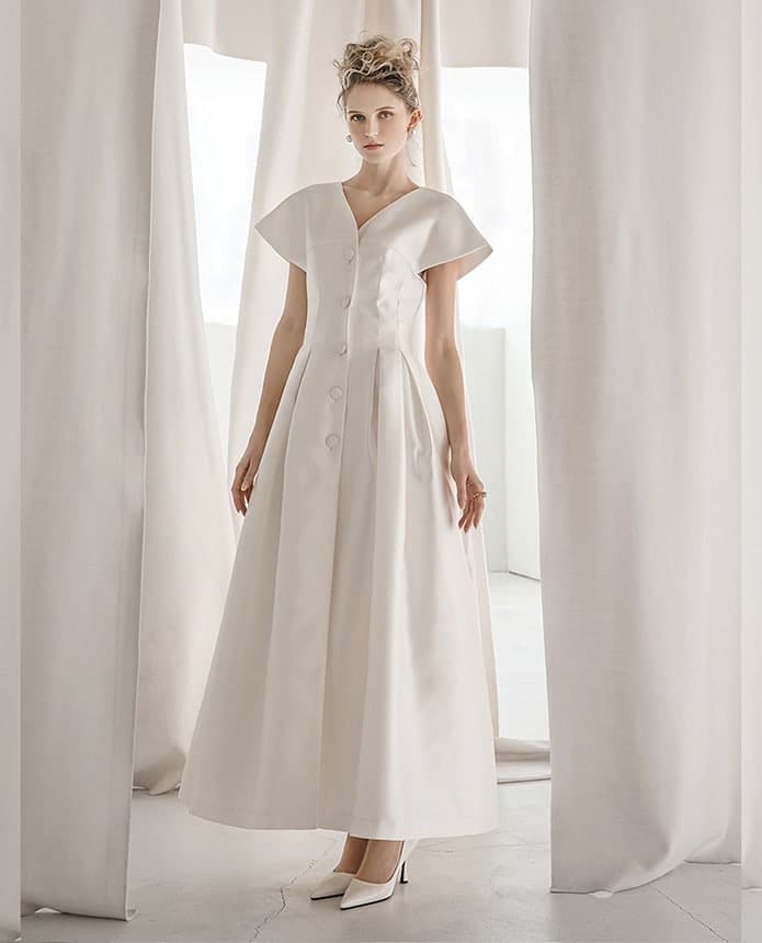 Polyester Dress — KSH12O2D027 — vue 3
