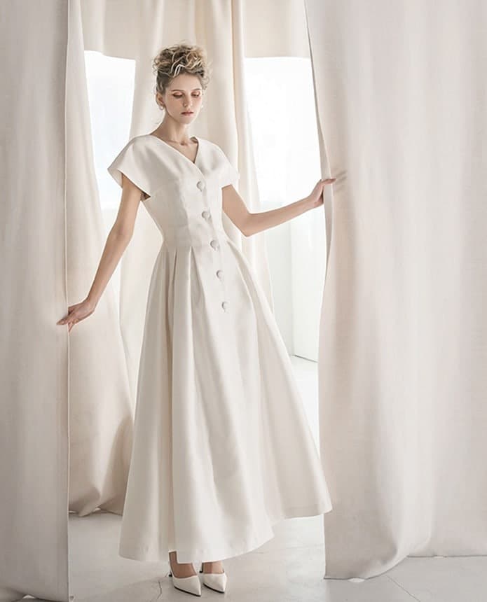 Polyester Dress — KSH12O2D027 — vue 10