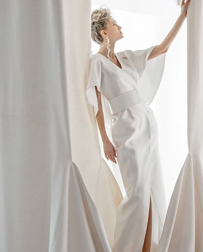Polyester Dress — KSH12O2D028 — vue 4