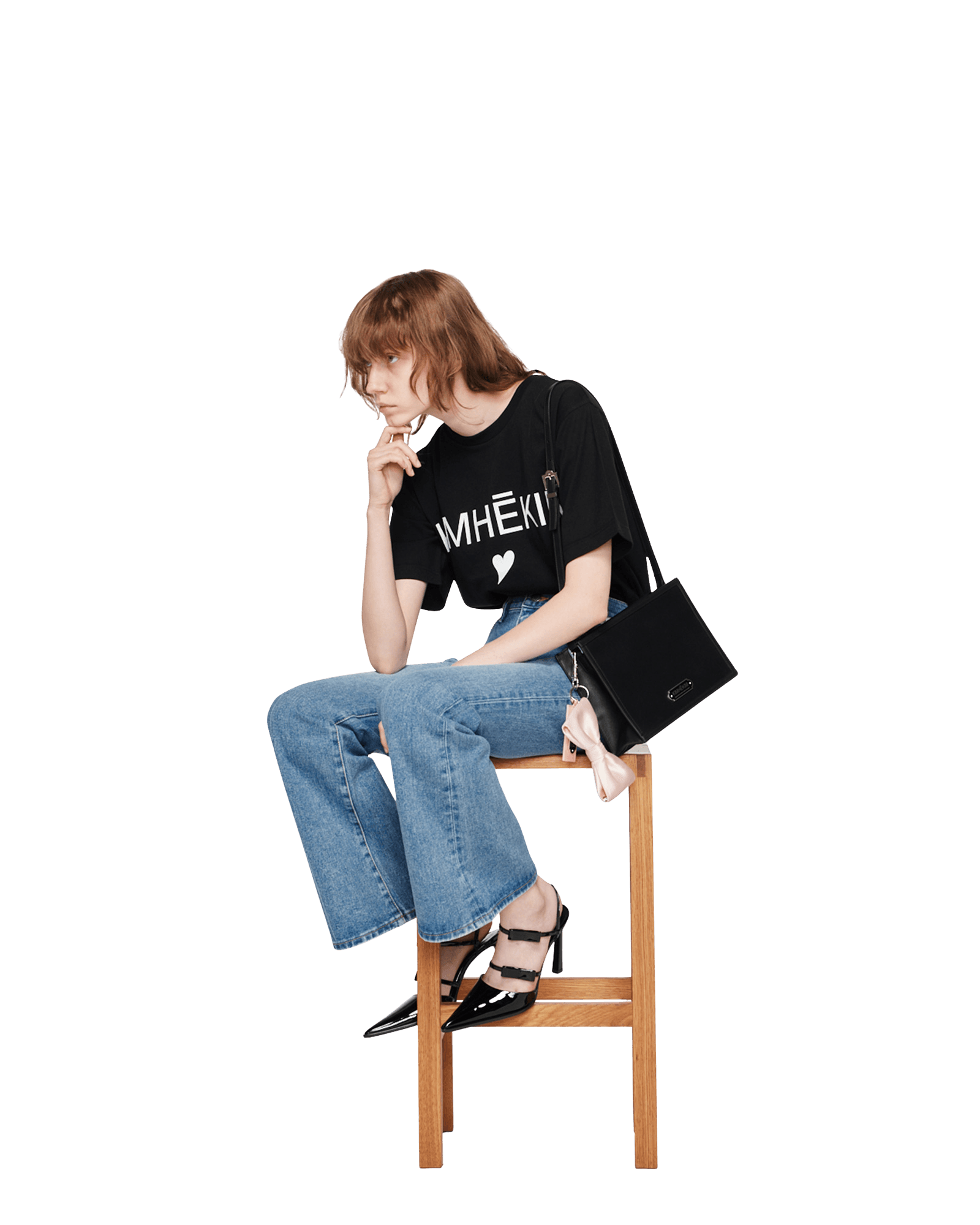 Flared Jean (White) — vue 5