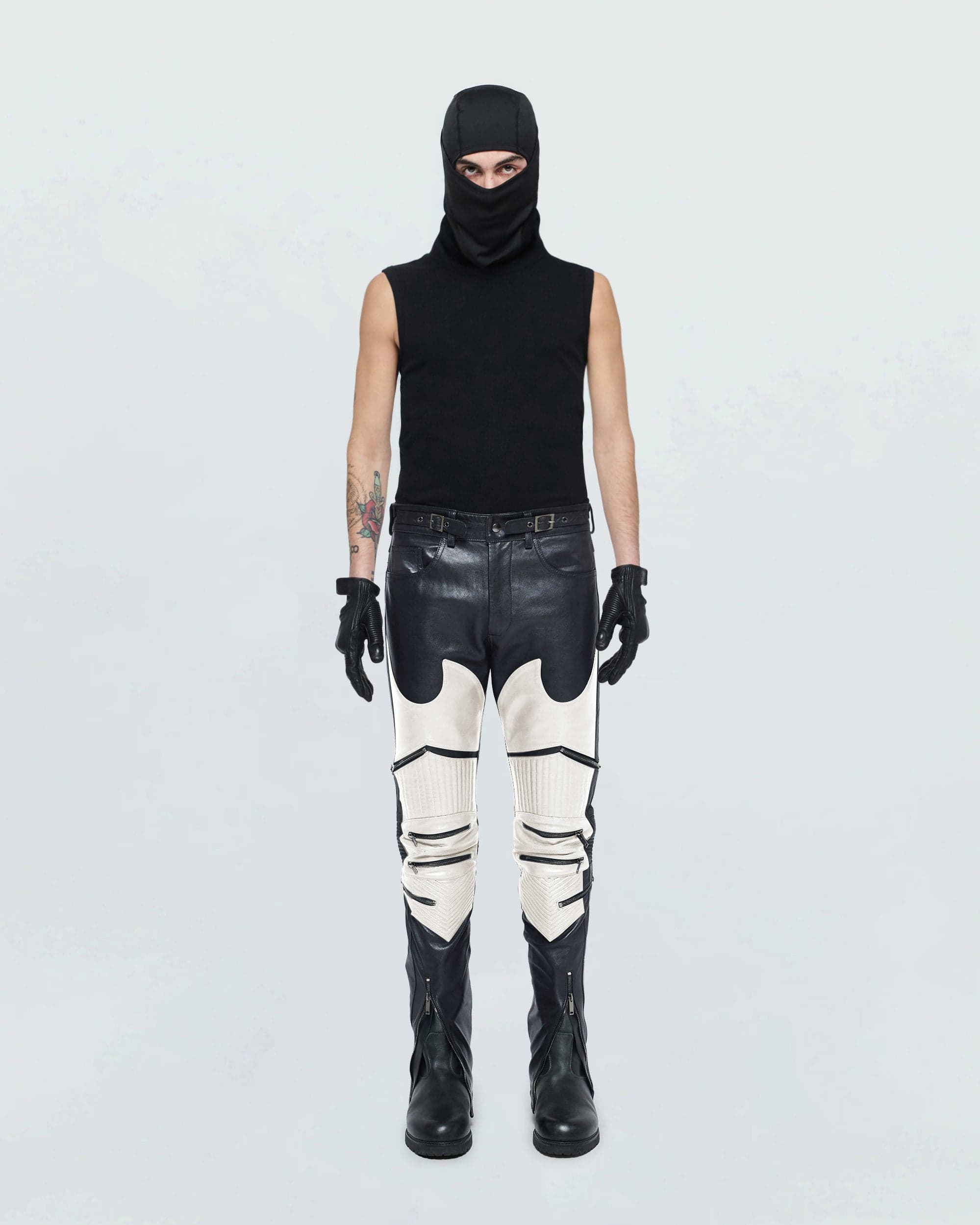 Biker Faux Leather Pants — vue 3