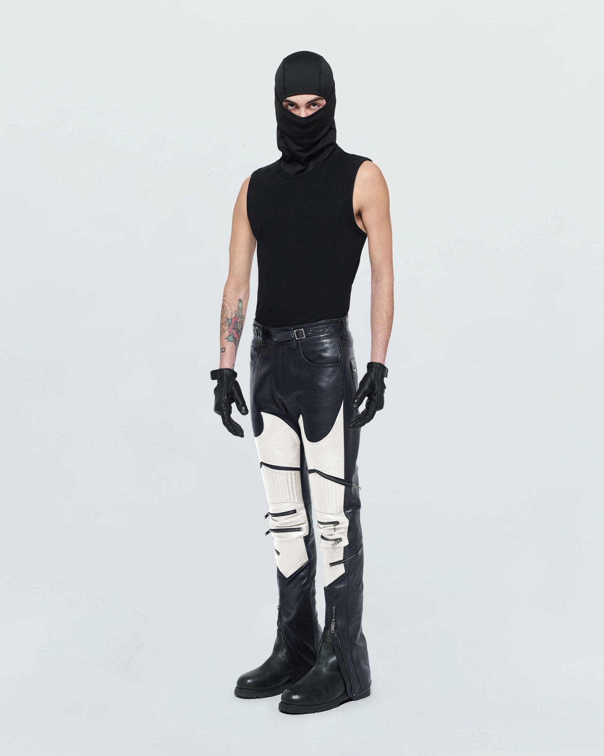 Biker Faux Leather Pants — vue 4