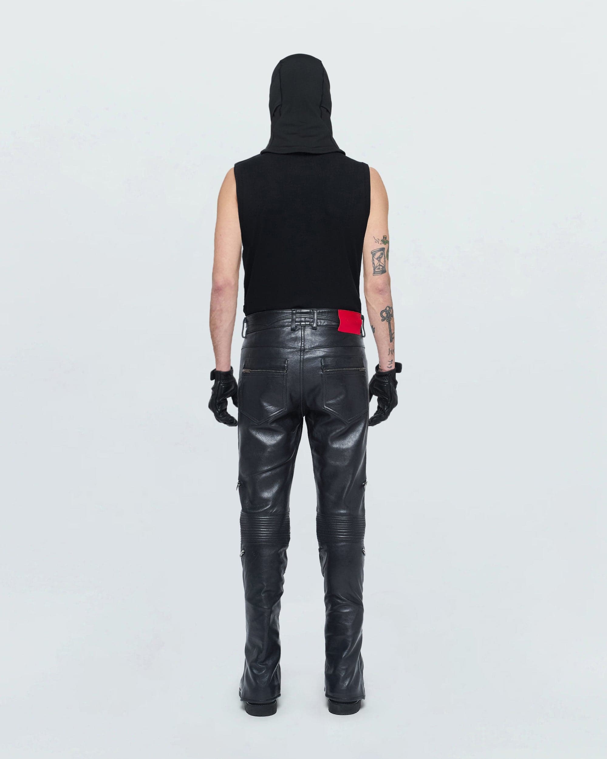 Biker Faux Leather Pants — vue 5