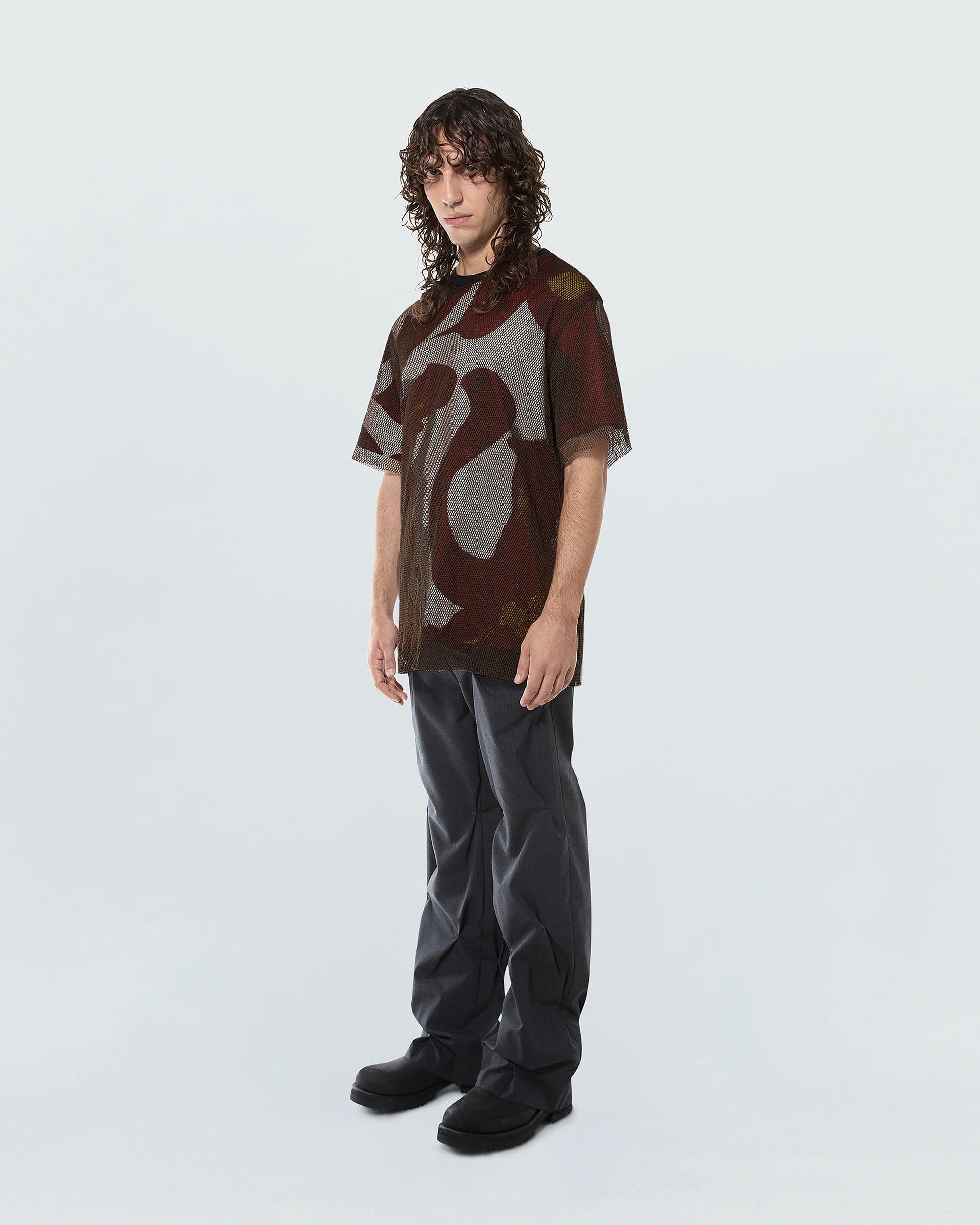 Printed Mesh T-Shirt — vue 4