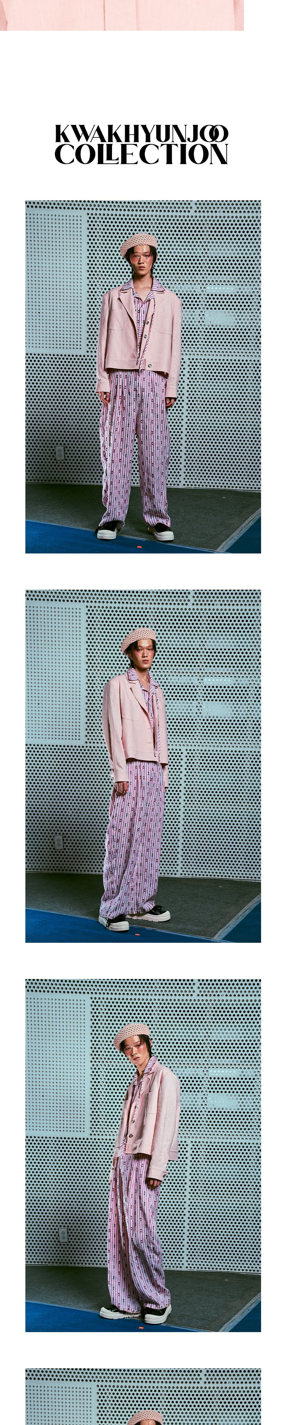 26SS Indie Pink Tailored Collars Crop Jacket — vue 5