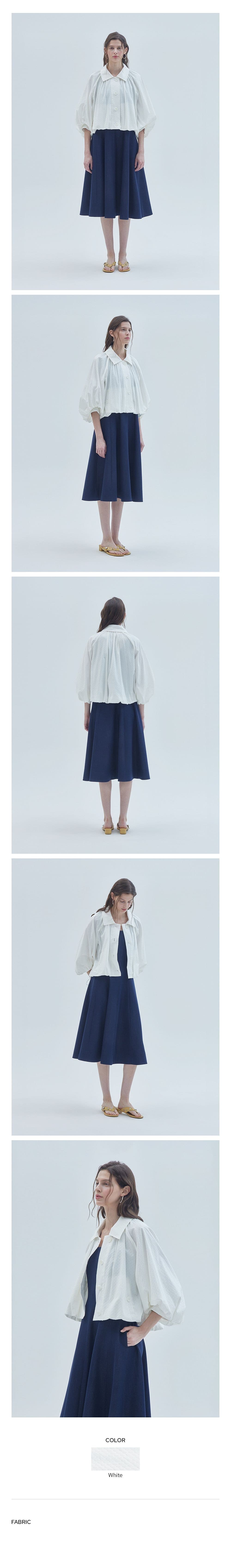 Wearable Dot Balloon Jacket White — vue 3