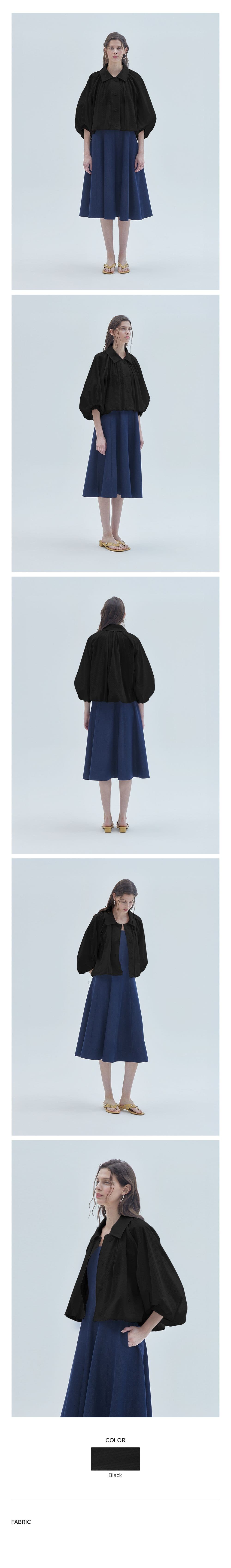Wearable Dot Balloon Jacket Black — vue 3