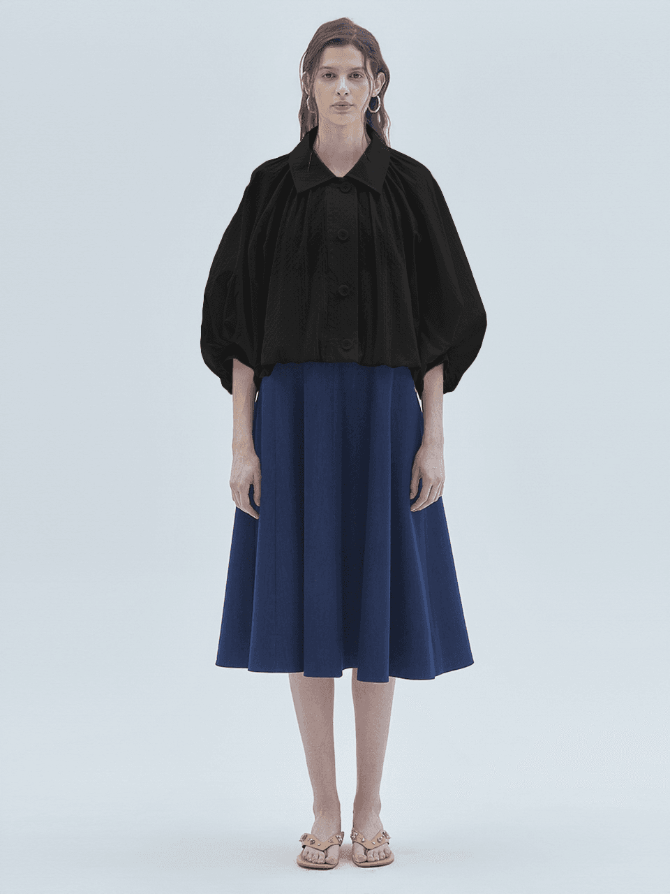 Wearable Dot Balloon Jacket Black — vue 1