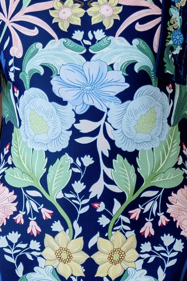 Morris Navy Floral Swimsuit — vue 7