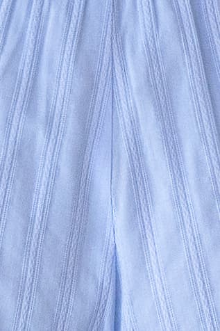 Sofia Skyblue Ruffled Cotton Shorts — vue 7