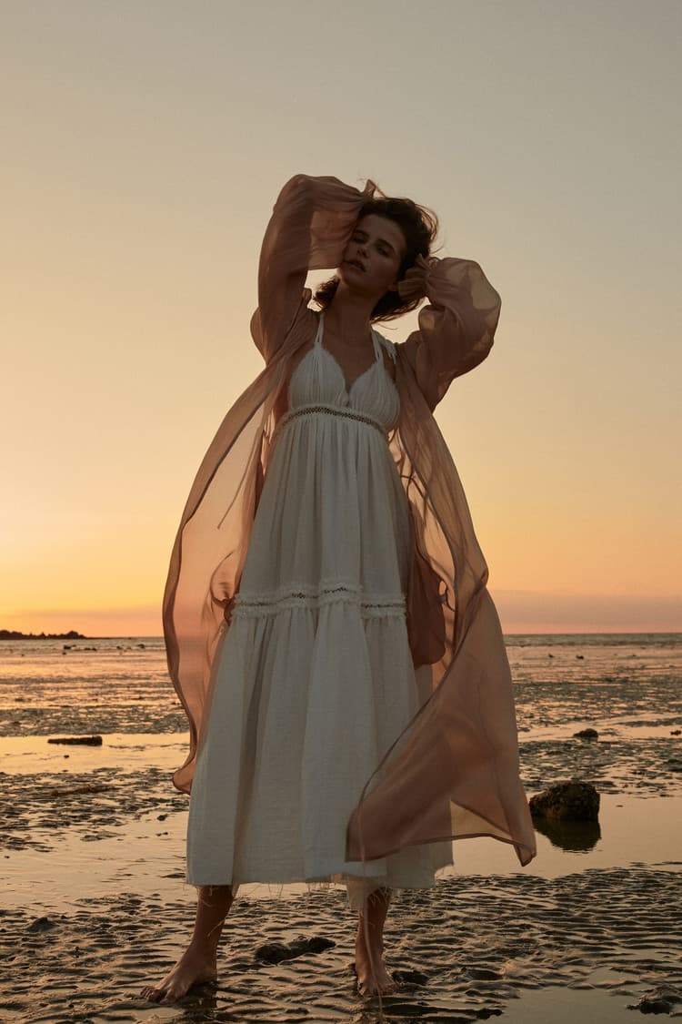 Isabel Rose-gold Robe — vue 7