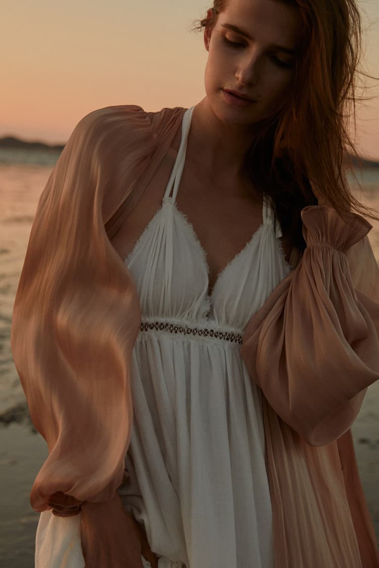 Isabel Rose-gold Robe — vue 8