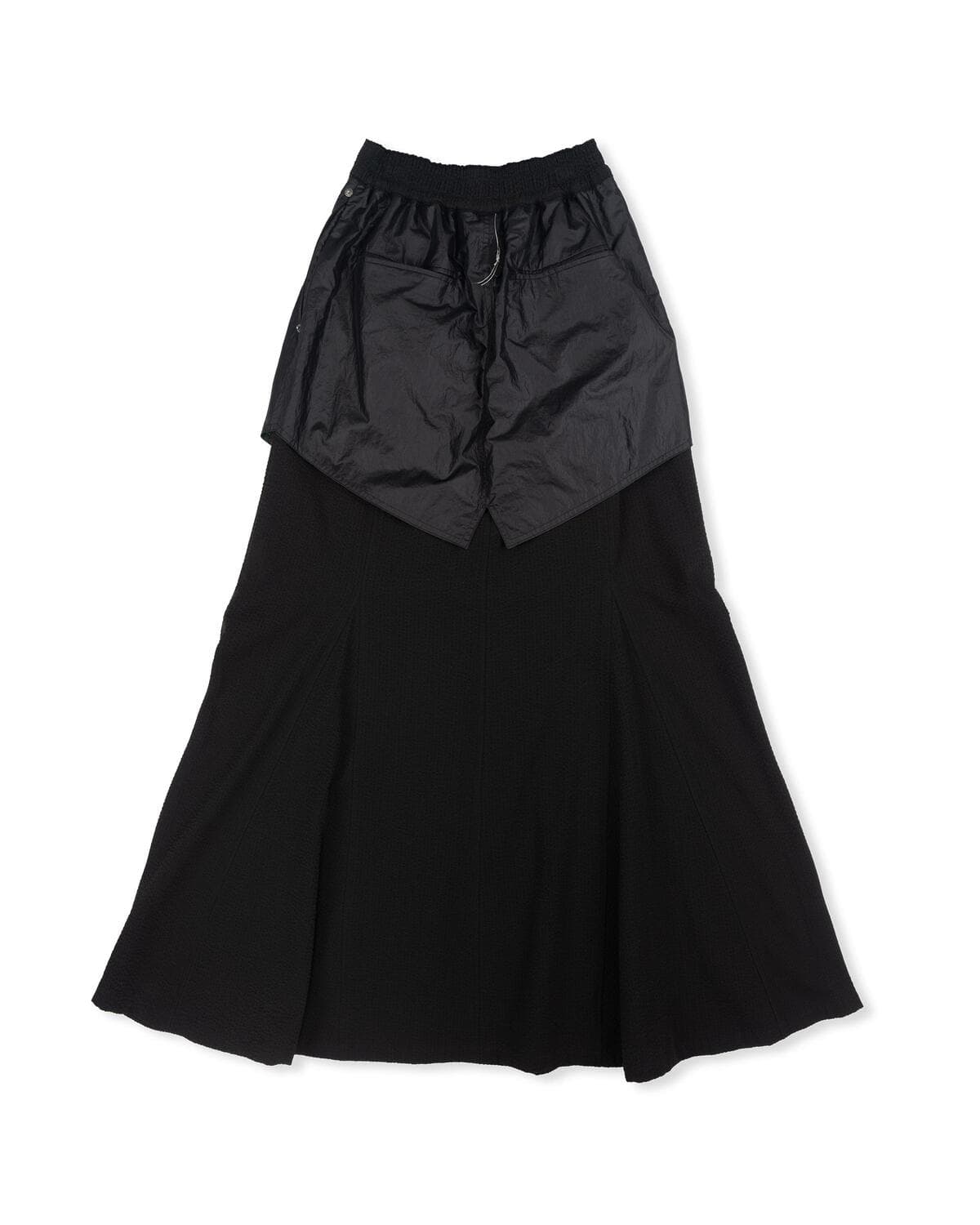 Mix Match Layered Long Skirt (Black) — vue 5