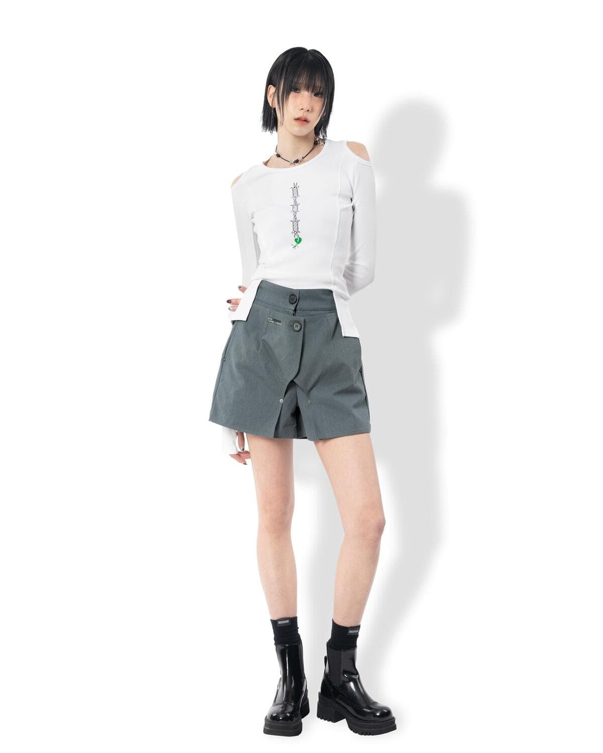 Double Dango Shorts (Gray) — vue 6