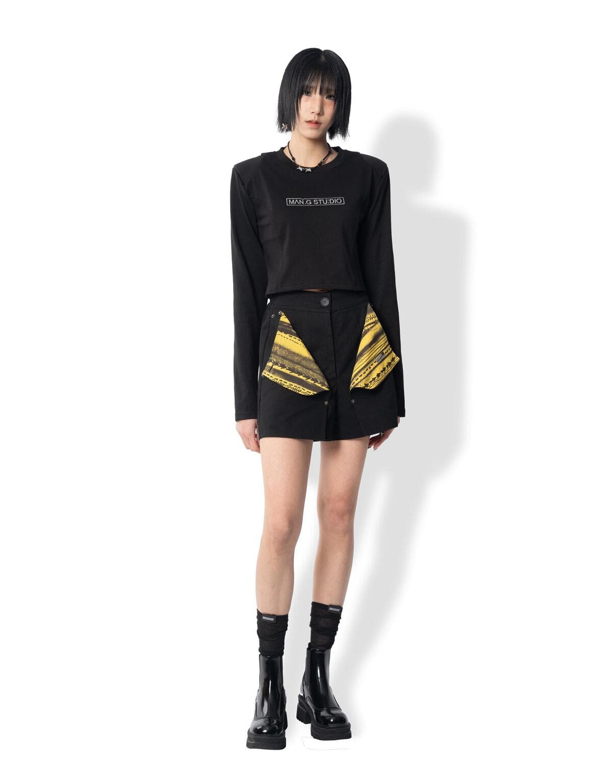 Double Dango Shorts (Black) — vue 7