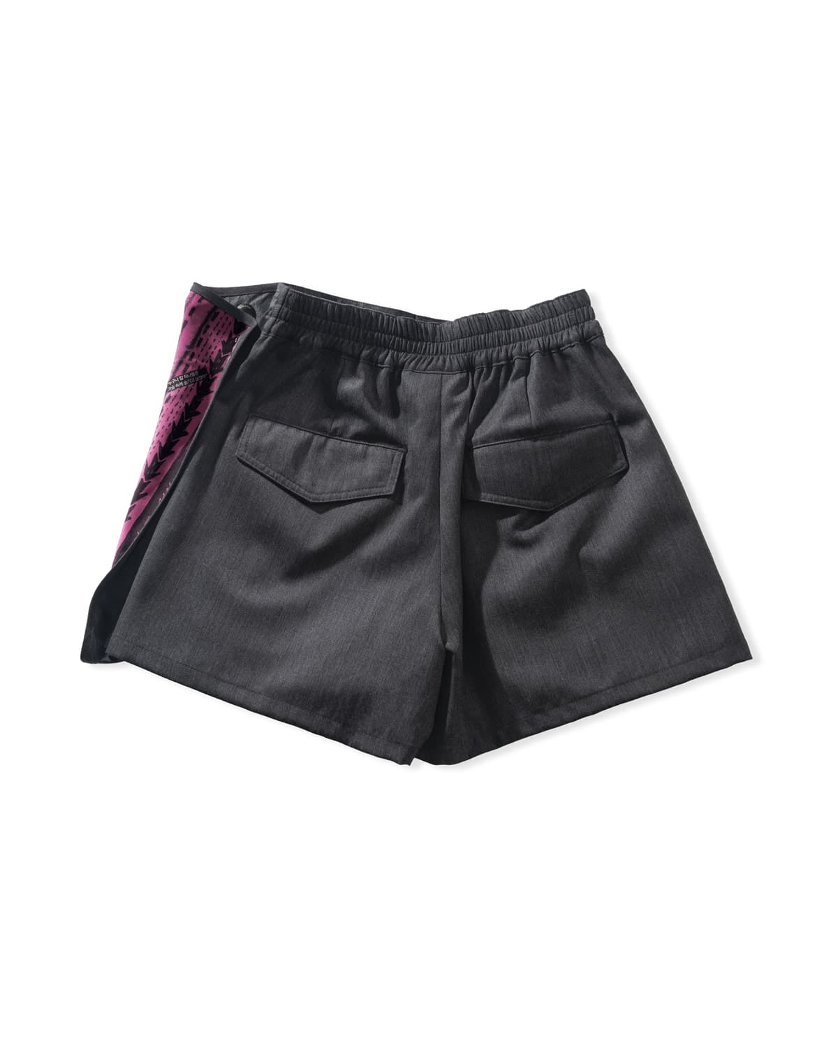 Mixmatch Wrap Skirt Pants (Gray) — vue 3