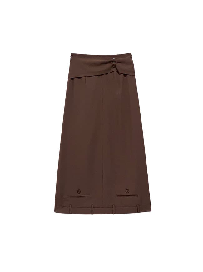 Tied Detail Long Skirt — vue 2