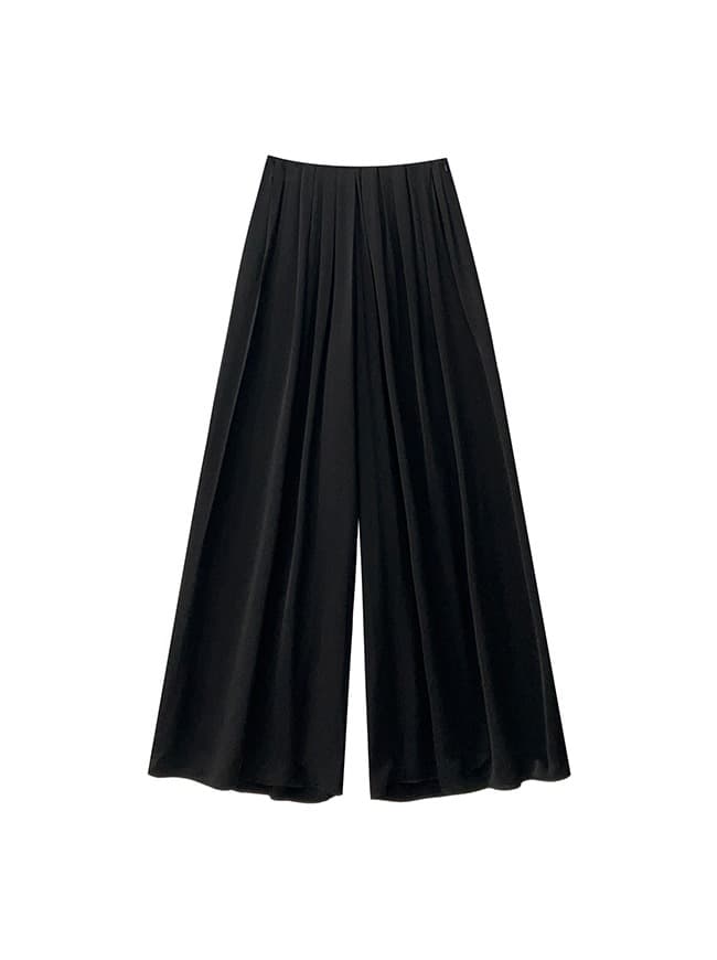 Wide Pleated Pants — vue 1