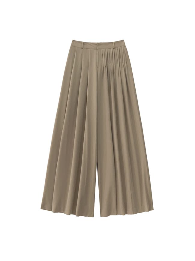 Wide Pin Tuck Slacks — vue 4