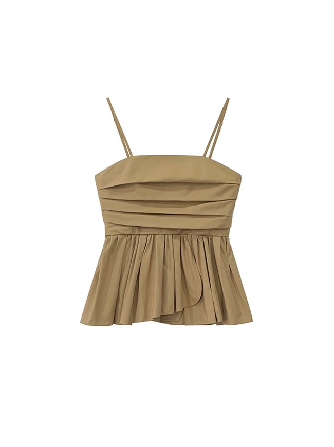 Strap Pleated Bustier — vue 3