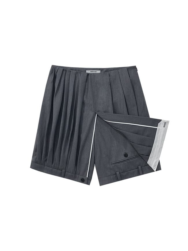 Layered Skirt Tuck Pants — vue 1