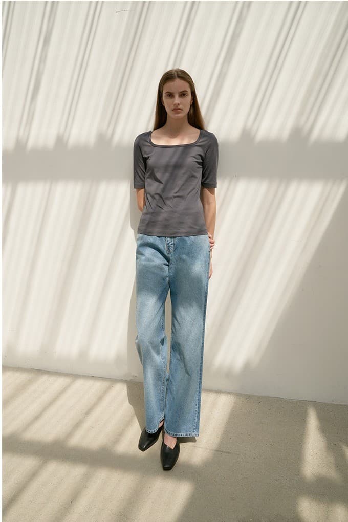 TOR SQUARE NECK TOP_CHARCOAL — vue 6