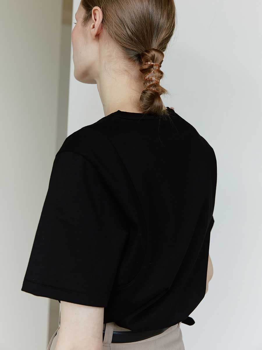 RTS ARMHOLE STITCH SILKET TOP_BLACK — vue 4