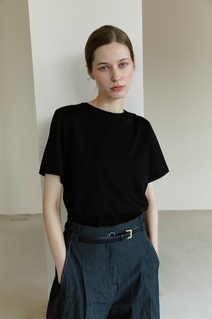 RTS ARMHOLE STITCH SILKET TOP_BLACK — vue 5