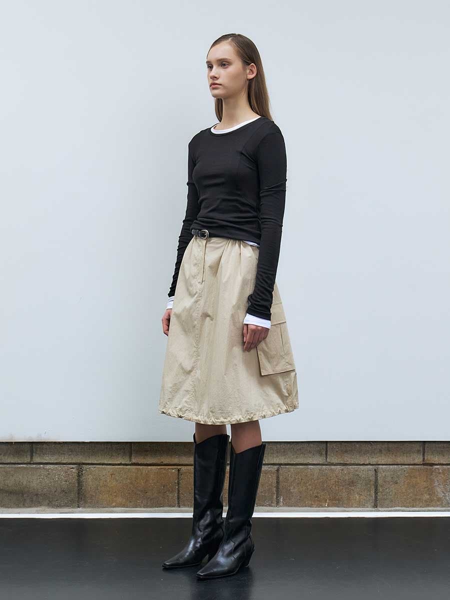 RTF ARMHOLE STITCH SLIM TOP_BLACK — vue 4