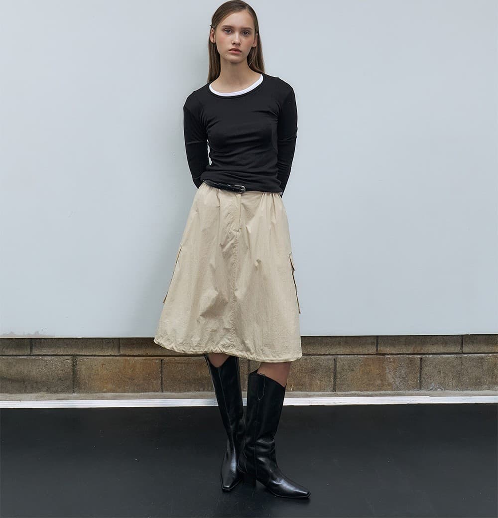 RTF ARMHOLE STITCH SLIM TOP_BLACK — vue 6