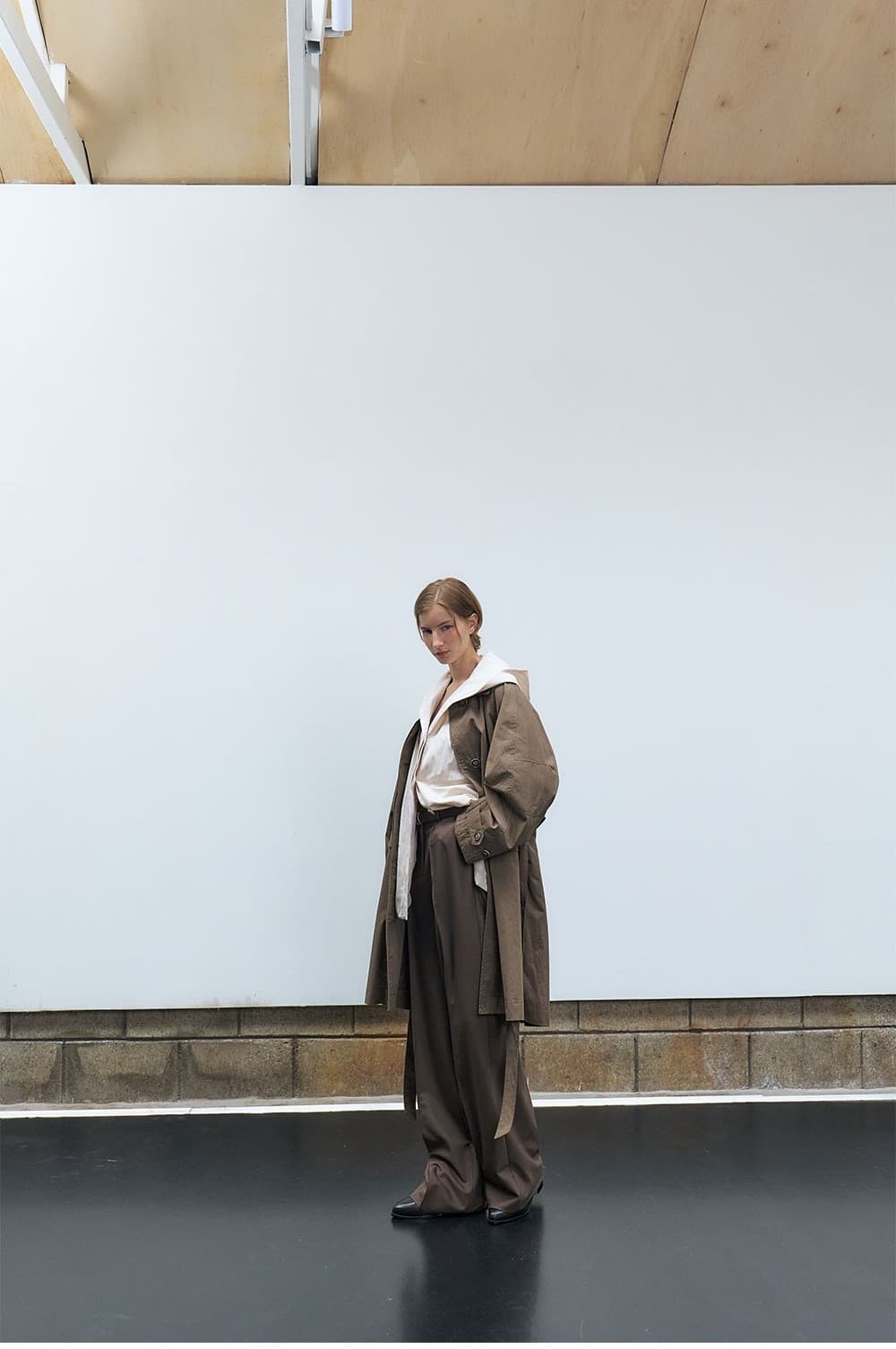 RTF SHAWL HOODED SHIRT_I-BEIGE — vue 4