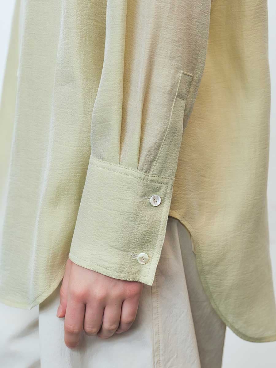 RTF ARMHOLE STITCH LOOSE FIT BLOUSE_MINT — vue 4