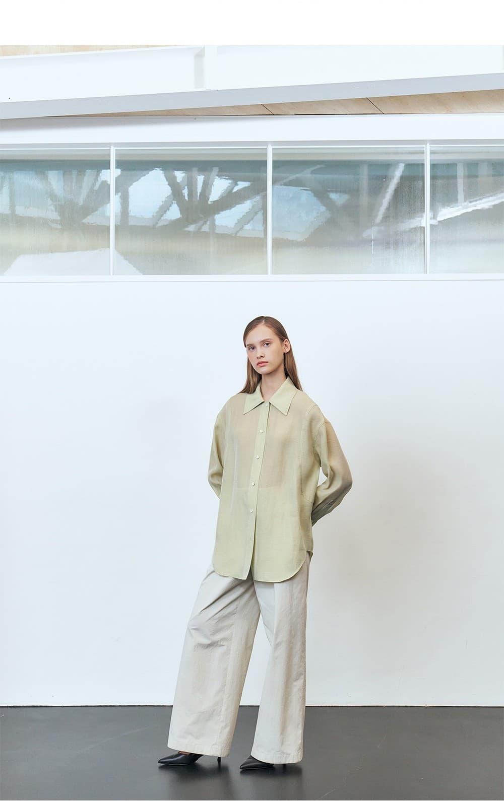 RTF ARMHOLE STITCH LOOSE FIT BLOUSE_MINT — vue 6
