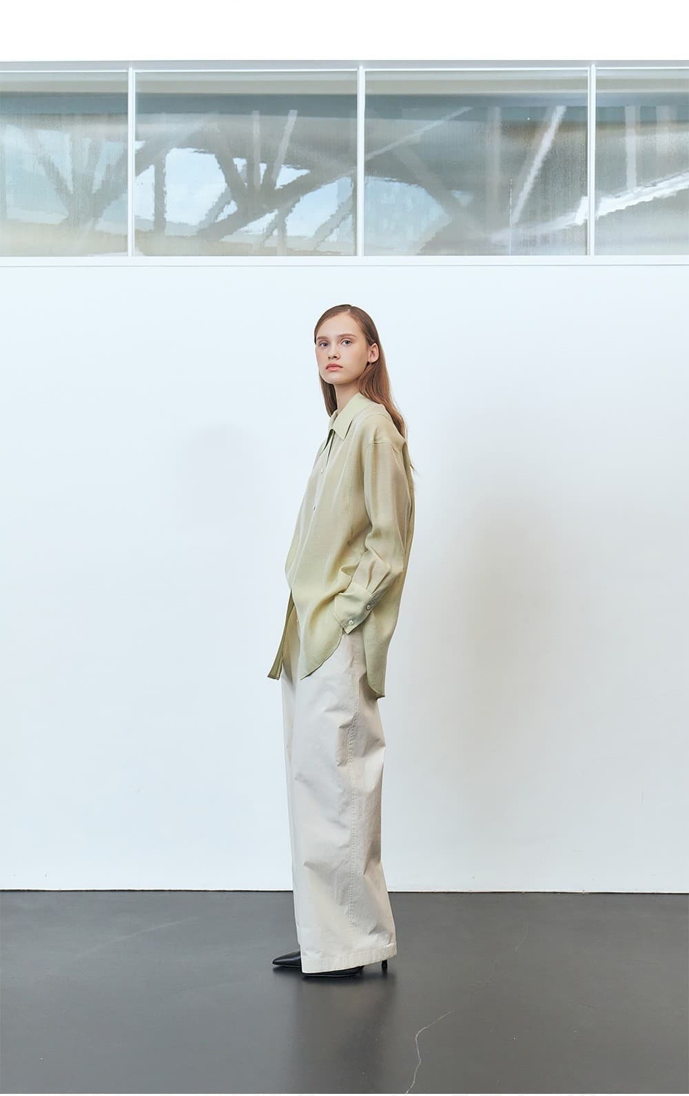 RTF ARMHOLE STITCH LOOSE FIT BLOUSE_MINT — vue 8