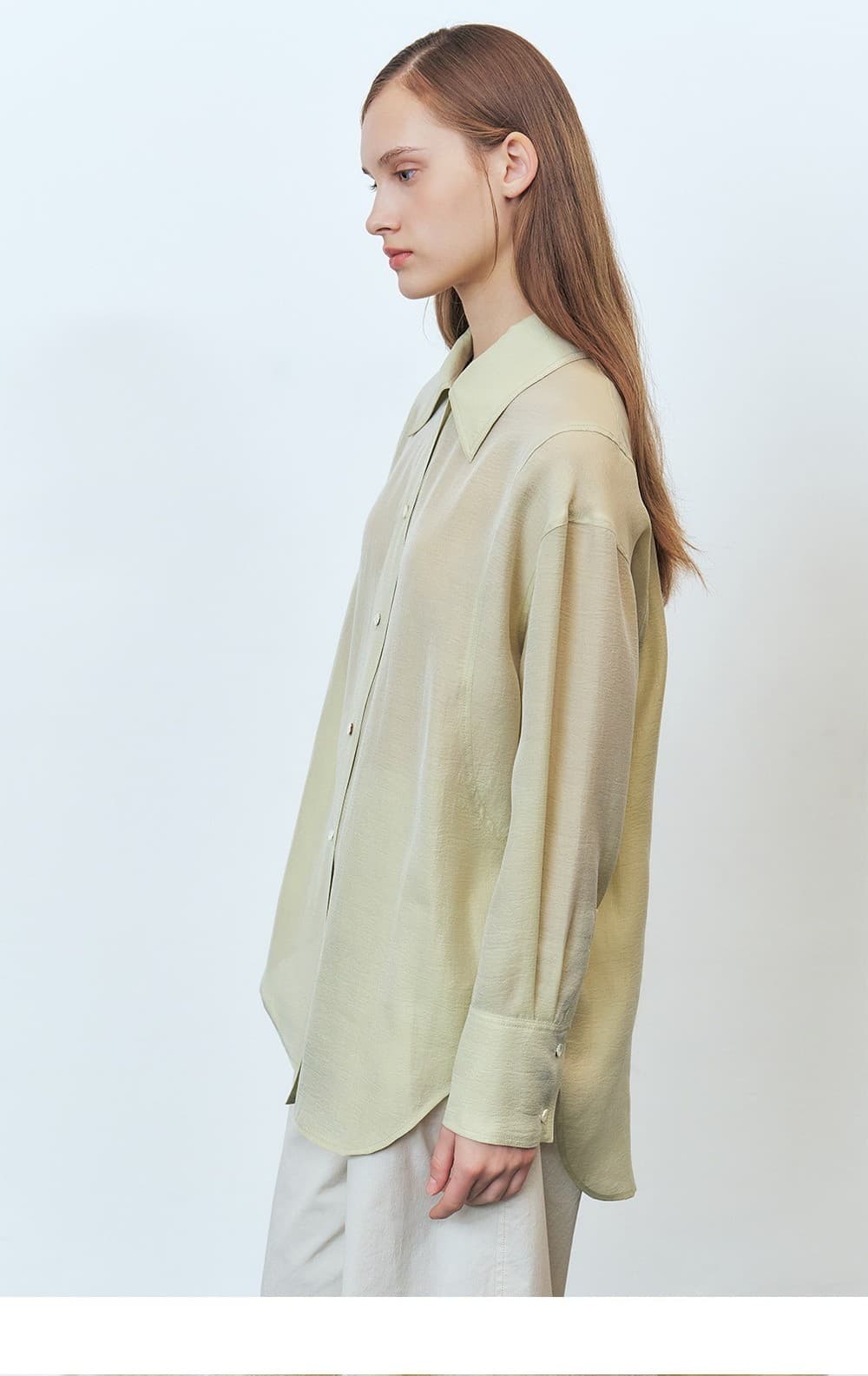 RTF ARMHOLE STITCH LOOSE FIT BLOUSE_MINT — vue 11