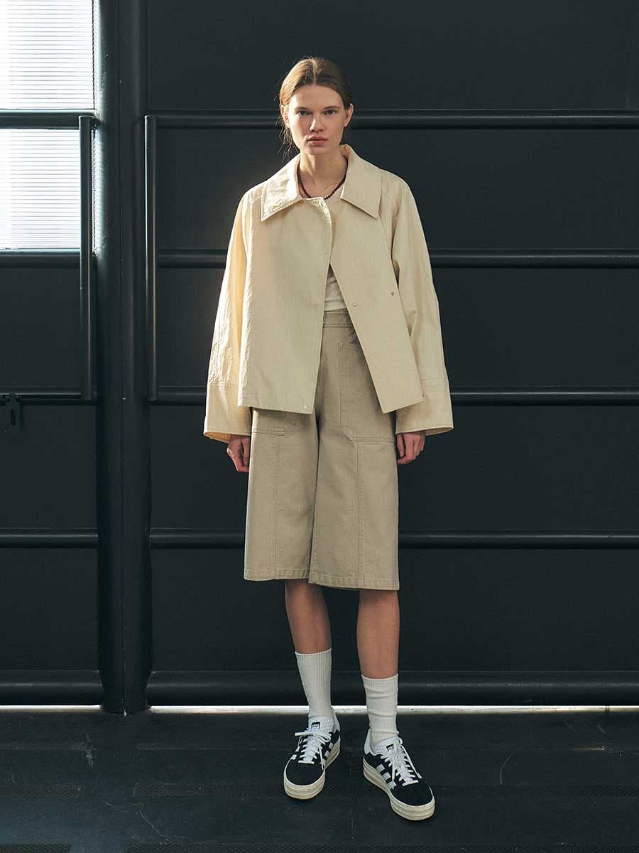 TFS RIVET WASHED SHORT PANTS_BEIGE — vue 3