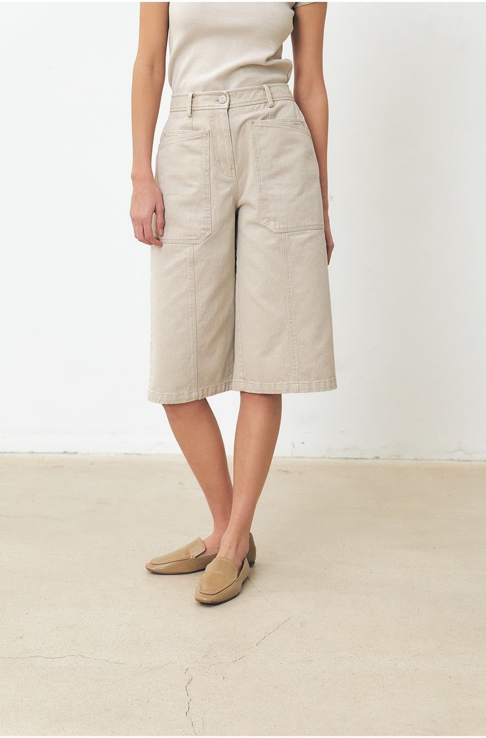TFS RIVET WASHED SHORT PANTS_BEIGE — vue 11