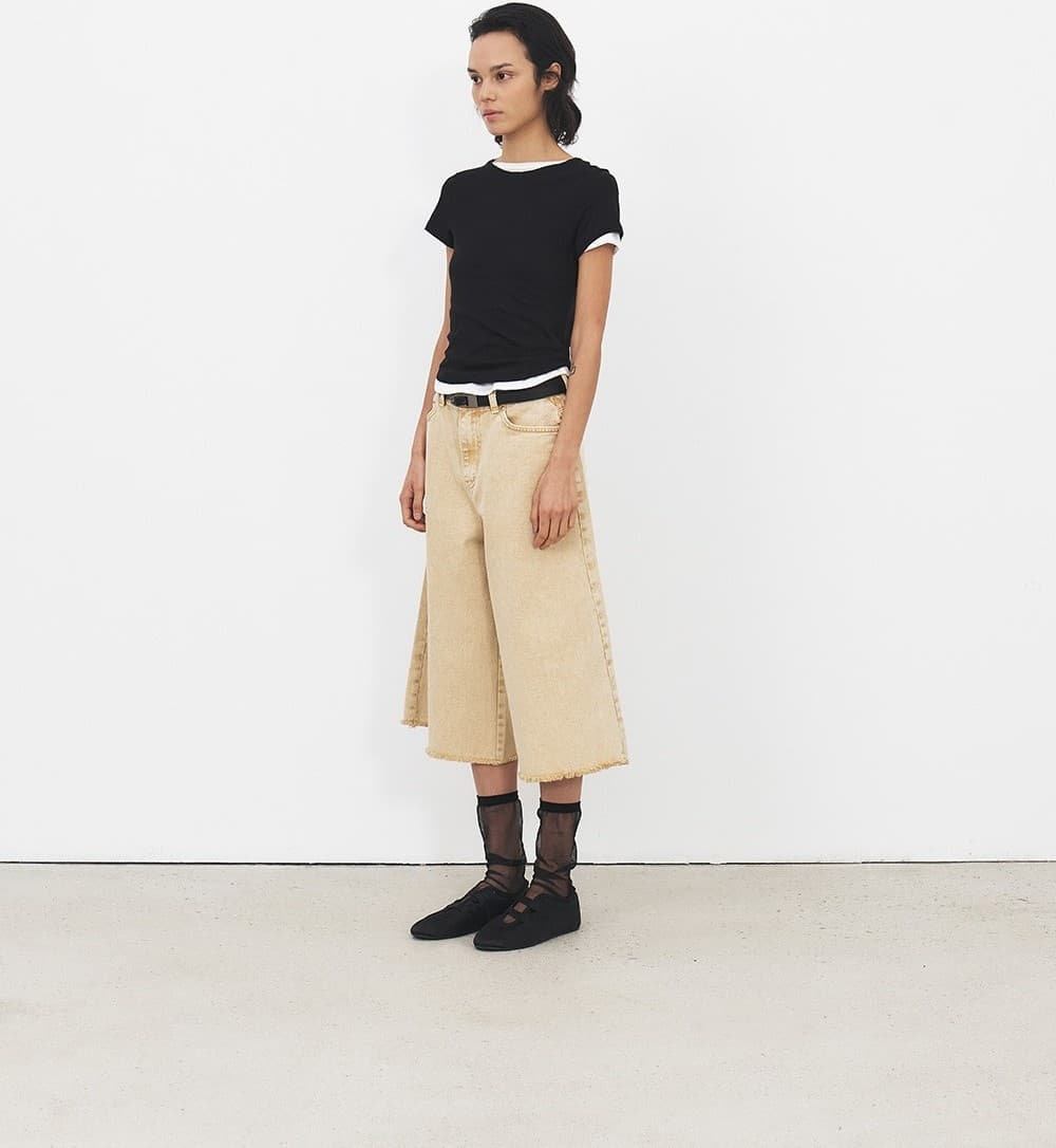 TFR LOOSE FIT MIDI DYEING DENIM_L-YELLOW — vue 13