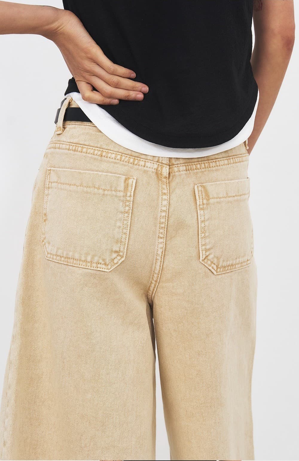 TFR LOOSE FIT MIDI DYEING DENIM_L-YELLOW — vue 15