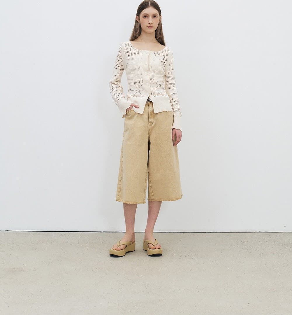 TFR LOOSE FIT MIDI DYEING DENIM_L-YELLOW — vue 19