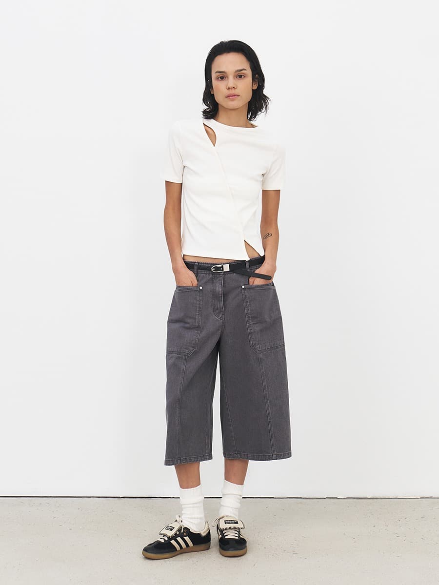 TFR DIAGONAL LINE CUT TOP_IVORY — vue 4