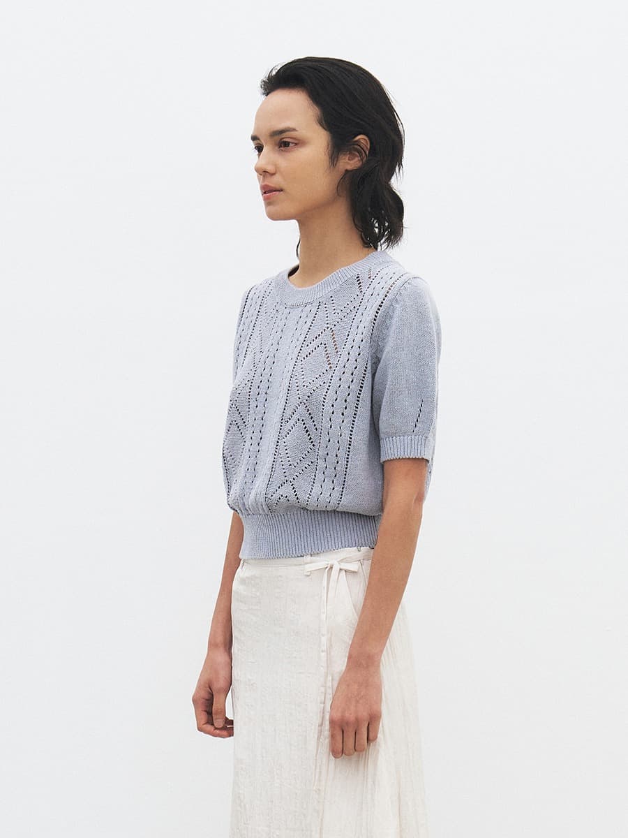 TFR SKASHI KNIT TOP_SKY — vue 2